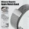  Apple Watch 38/40/41/42 mm Armband Milanese Silver - Teknikhallen.se