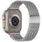  Apple Watch 42/44/45/46/49 mm Armband Milanese Silver - Teknikhallen.se