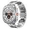 Galaxy Watch Ultra (2025) / 47 mm Armband Metall Silver - Teknikhallen.se