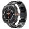  Galaxy Watch Ultra (2025) / 47 mm Armband Metall Svart - Teknikhallen.se