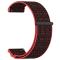  Garmin Venu X1 Armband Nylon Loop Röd / Svart - Teknikhallen.se