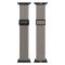 DUX DUCIS DUX DUCIS Apple Watch 42/44/45/46/49 mm Armband Flätat Grå - Teknikhallen.se