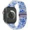 LEMONDA LEMONDA Apple Watch 38/40/41/42 mm Armband Resin Blå / Vit - Teknikhallen.se