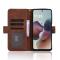  Motorola Moto G56 5G Fodral Med Avtagbart Kortfack Brun - Teknikhallen.se