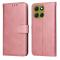  Motorola Moto G86 Power / G86 5G Fodral Läder Roséguld - Teknikhallen.se