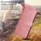  Motorola Moto G86 Power / G86 5G Fodral Läder Roséguld - Teknikhallen.se