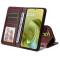  Motorola Moto G86 Power / G86 5G Fodral Läder Brun - Teknikhallen.se