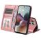  Motorola Moto G56 5G Fodral Läder Roséguld - Teknikhallen.se