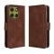  Motorola Moto G86 Power 5G Fodral Med Avtagbart Kortfack Brun - Teknikhallen.se