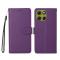  Motorola Moto G86 Power / G86 5G Fodral Läder Lila - Teknikhallen.se