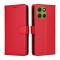  Motorola Moto G86 Power / G86 5G Fodral Läder Röd - Teknikhallen.se