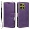  Motorola Moto G86 Power / G86 5G Fodral Läder Lila - Teknikhallen.se