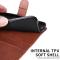  Motorola Moto G86 Power / G86 5G Fodral Läder Brun - Teknikhallen.se