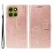  Motorola Moto G86 Power/G86 5G Fodral Fjäril Tryck Roséguld - Teknikhallen.se
