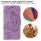  Motorola Moto G86 Power/G86 5G Fodral Fjäril Tryck Lila - Teknikhallen.se