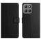  Motorola Moto G86 Power/G86 5G Fodral Litchi Läder Svart - Teknikhallen.se