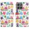  Motorola Moto G86 Power/G86 5G Fodral Med Tryck Ugglor - Teknikhallen.se