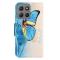  Motorola Moto G86 Power/G86 5G Fodral Läder Fjäril - Teknikhallen.se