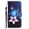  Motorola Moto G86 Power/G86 5G Fodral Läder Blommor - Teknikhallen.se