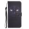  Motorola Moto G86 Power/G86 5G Fodral Läder Katt Ögon - Teknikhallen.se