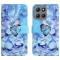  Motorola Moto G86 Power/G86 5G Fodral Blommor / Fjäril - Teknikhallen.se