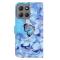  Motorola Moto G86 Power/G86 5G Fodral Blommor / Fjäril - Teknikhallen.se