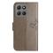  Motorola Moto G86 Power/G86 5G Fodral Träd Tryck Grå - Teknikhallen.se