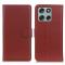  Motorola Moto G56 5G Fodral Litchi Läder Brun - Teknikhallen.se