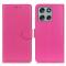  Motorola Moto G56 5G Fodral Litchi Läder Rosa - Teknikhallen.se
