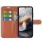  Motorola Moto G56 5G Fodral Litchi Läder Brun - Teknikhallen.se