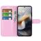  Motorola Moto G56 5G Fodral Litchi Läder Ljus Rosa - Teknikhallen.se