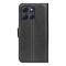  Motorola Moto G86 5G Fodral Litchi Läder Svart - Teknikhallen.se