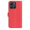  Motorola Moto G86 5G Fodral Litchi Läder Röd - Teknikhallen.se