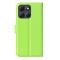  Motorola Moto G86 5G Fodral Litchi Läder Grön - Teknikhallen.se