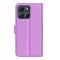  Motorola Moto G86 5G Fodral Litchi Läder Lila - Teknikhallen.se