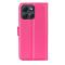  Motorola Moto G86 5G Fodral Litchi Läder Rosa - Teknikhallen.se