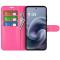  Motorola Moto G86 5G Fodral Litchi Läder Rosa - Teknikhallen.se