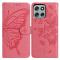  Motorola Moto G56 5G Fodral Fjäril Tryck Rosa - Teknikhallen.se