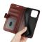  Motorola Moto G56 5G Fodral Crazy Horse Läder Brun - Teknikhallen.se