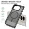  Google Pixel 10 Pro Fold Skal MagSafe Hybrid Skin Touch Svart - Teknikhallen.se