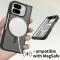  Google Pixel 10 Pro Fold Skal MagSafe Hybrid Skin Touch Svart - Teknikhallen.se