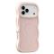  iPhone 17 Pro Skal MagSafe Wavy Matt Ljus Rosa - Teknikhallen.se
