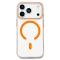  iPhone 17 Pro Max Skal MagSafe Transparent / Orange - Teknikhallen.se