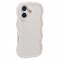  iPhone 17 Mobilskal Wavy Off White - Teknikhallen.se