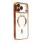  iPhone 17 Pro Max Skal MagSafe Electroplated TPU Roséguld - Teknikhallen.se