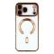  iPhone 17 Pro Max Skal MagSafe Electroplated TPU Roséguld - Teknikhallen.se