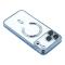  iPhone 17 Pro Max Skal MagSafe Electroplated TPU Blå - Teknikhallen.se