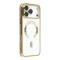  iPhone 17 Pro Skal MagSafe Electroplated TPU Guld - Teknikhallen.se