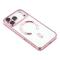  iPhone 17 Pro Skal MagSafe Electroplated TPU Rosa - Teknikhallen.se