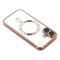  iPhone 17 Skal MagSafe Electroplated TPU Roséguld - Teknikhallen.se